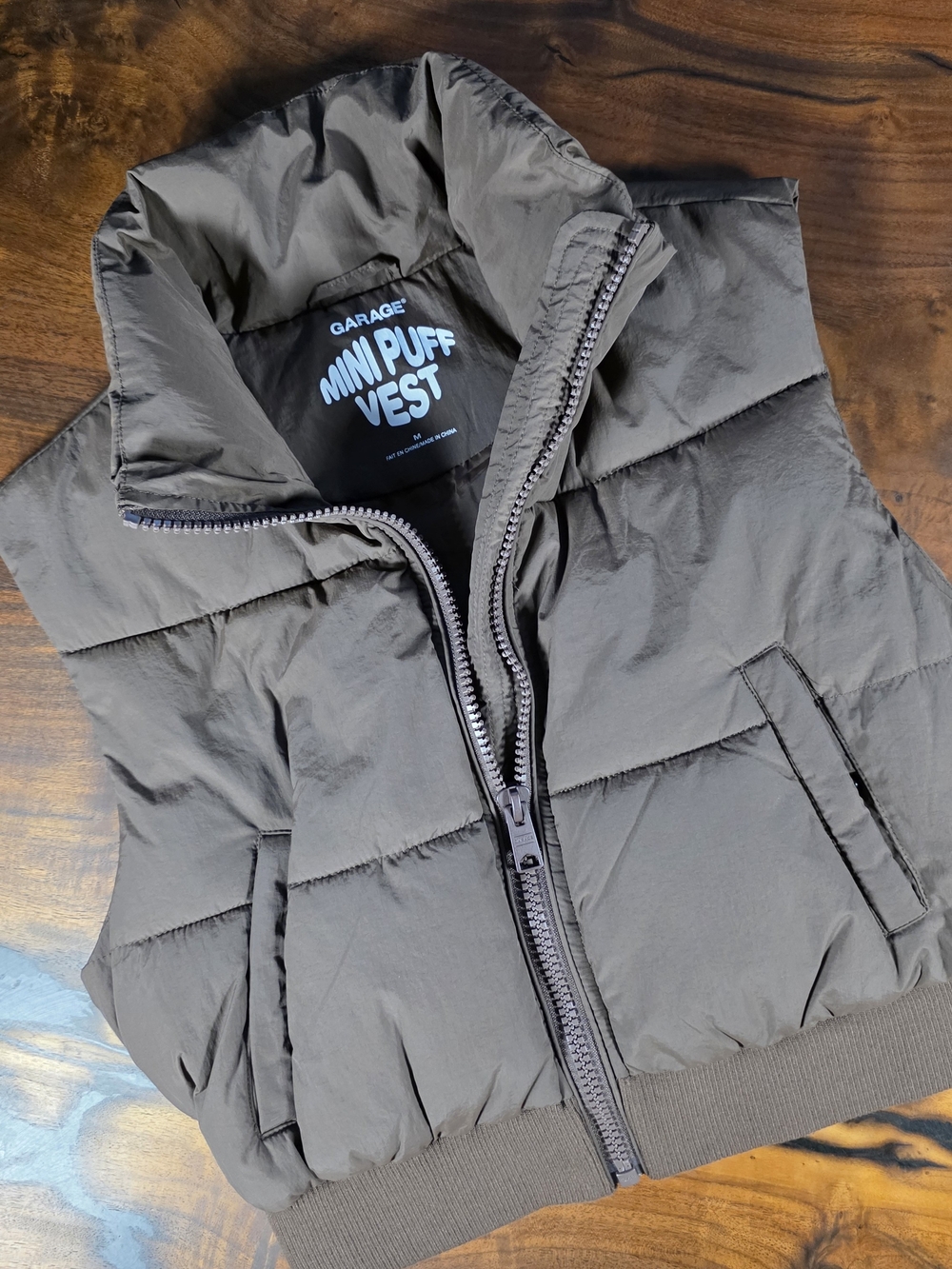 Garage Mini Puff  #vest  #streetwear #y2k #retro